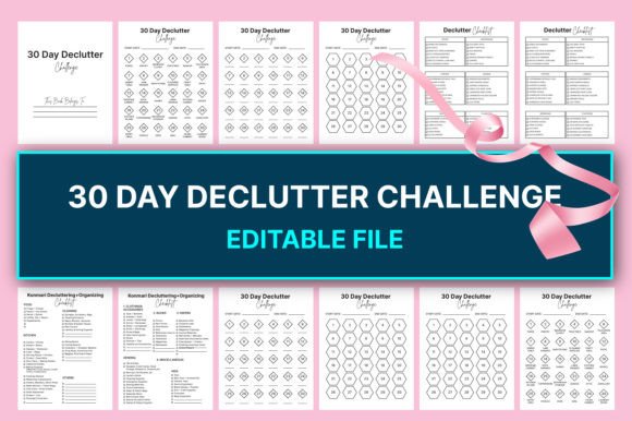 Download EDITABLE 30 DAY DECLUTTER CHALLENGE - Premium Resources