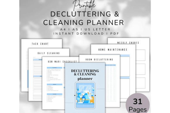 Download Decluttering &amp; Cleaning Planner - Declutter Collection