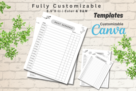 Download Editable Daily Schedule Template - Daily schedule Collection